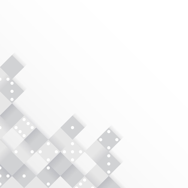 Gray blocks on blank white background vector Free Vector