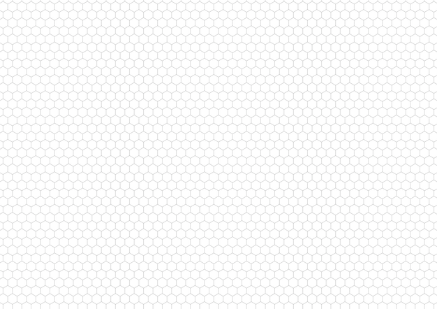 Premium Vector | Gray hexagon grid , a4 size horizontal background