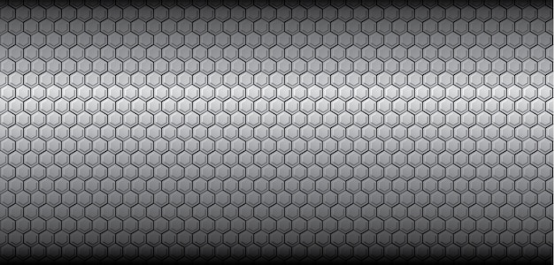 灰色のポリゴンベクトルハニカムのテクスチャ プレミアムベクター