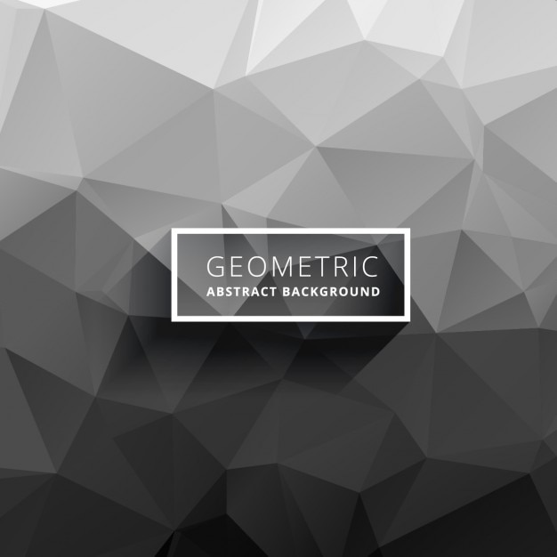 Free Vector | Gray polygonal background