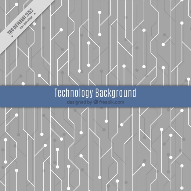 Gray technology background