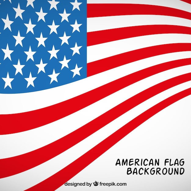 Download Great background of american flag Vector | Free Download
