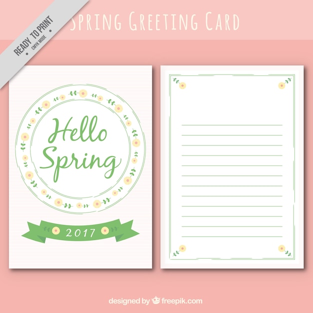 free-vector-great-greeting-card-for-spring
