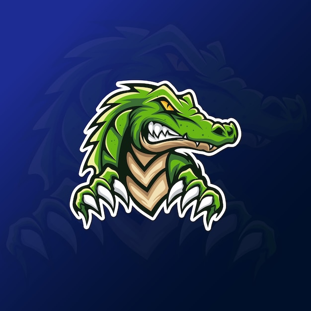 Download Free Green Alligator Crocodile Mascot For Esport Gaming Logo Premium Use our free logo maker to create a logo and build your brand. Put your logo on business cards, promotional products, or your website for brand visibility.