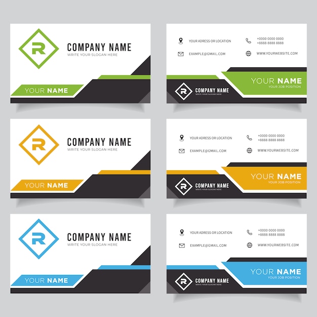Download Free Green Blue Orange And Black Dark Modern Creative Business Card Use our free logo maker to create a logo and build your brand. Put your logo on business cards, promotional products, or your website for brand visibility.