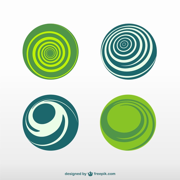 Download Free Download This Free Vector Green And Blue Round Logos Use our free logo maker to create a logo and build your brand. Put your logo on business cards, promotional products, or your website for brand visibility.