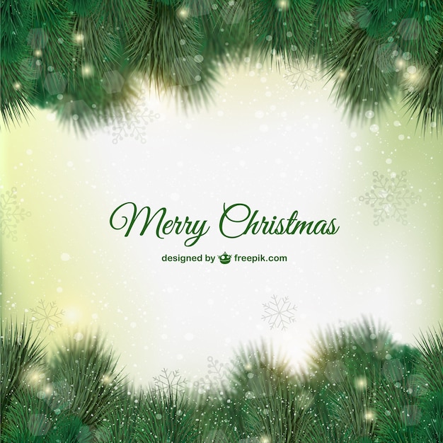 Green Christmas card