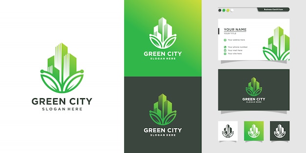 Download Free Green City Logo Design And Business Card Icon Health Place Use our free logo maker to create a logo and build your brand. Put your logo on business cards, promotional products, or your website for brand visibility.
