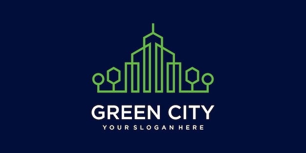 Download Free Green City Real Estate Template Building Minimalist Outline Use our free logo maker to create a logo and build your brand. Put your logo on business cards, promotional products, or your website for brand visibility.