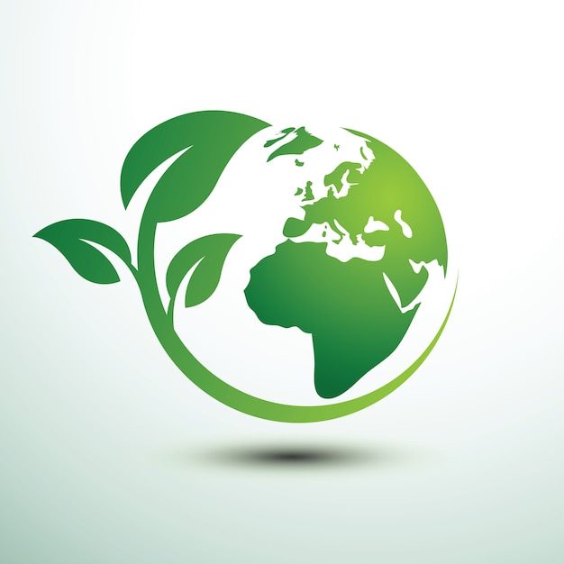 Download Free Green Earth Premium Vector Use our free logo maker to create a logo and build your brand. Put your logo on business cards, promotional products, or your website for brand visibility.