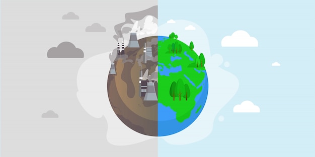 Download Free Green Eco Planet And Environment Pollution Vector Illustration For Use our free logo maker to create a logo and build your brand. Put your logo on business cards, promotional products, or your website for brand visibility.