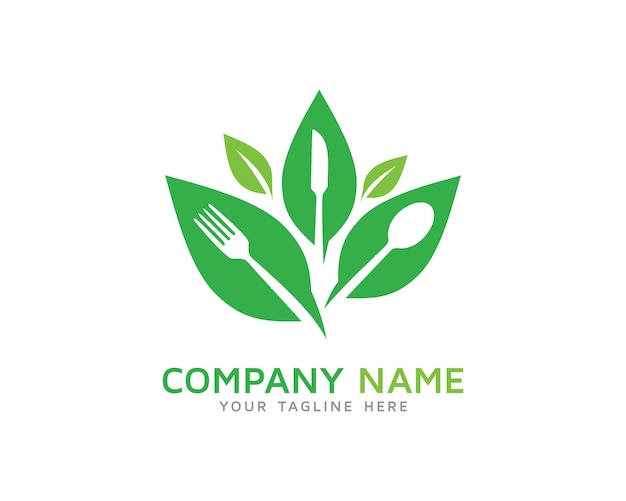 Download Free Green Food Logo Design Premium Vector Use our free logo maker to create a logo and build your brand. Put your logo on business cards, promotional products, or your website for brand visibility.