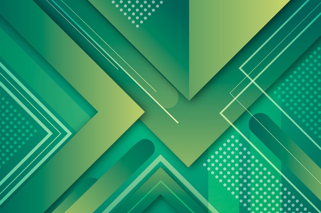 Green Geometric Abstract Background Vector Free Download