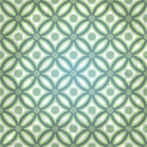 Free Vector | Green geometric pattern