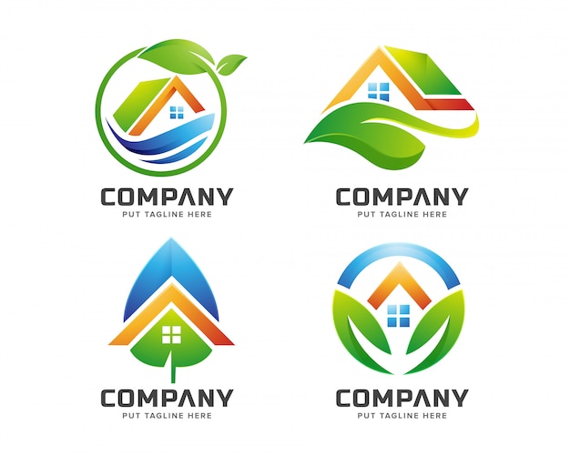 Download Free Green House Logo Template For Company Premium Vector Use our free logo maker to create a logo and build your brand. Put your logo on business cards, promotional products, or your website for brand visibility.