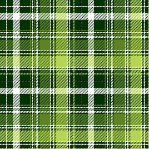 Premium Vector | Green irish diagonal abstract plaid seamless pattern