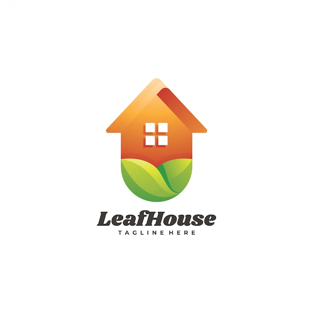 Download Free Green Leaf Nature House Building Logo Premium Vector Use our free logo maker to create a logo and build your brand. Put your logo on business cards, promotional products, or your website for brand visibility.