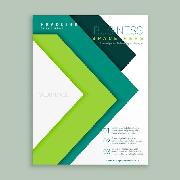 Green leaflet with geometric lines Vector | Free Download
