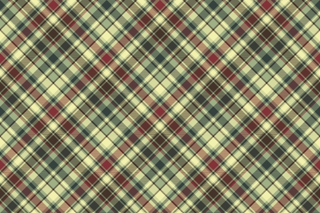 Premium Vector | Green plaid diagonal seamless fabric texture