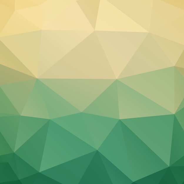 Free Vector | Green polygonal background