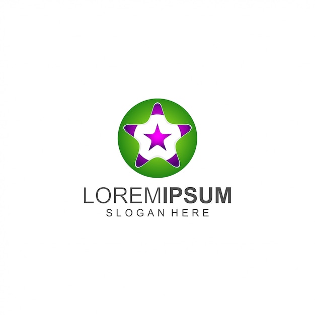 Download Free Green And Purple Star Logo Premium Vector Use our free logo maker to create a logo and build your brand. Put your logo on business cards, promotional products, or your website for brand visibility.