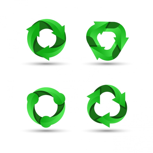Download Free Green Recycling Logo Premium Vector Use our free logo maker to create a logo and build your brand. Put your logo on business cards, promotional products, or your website for brand visibility.