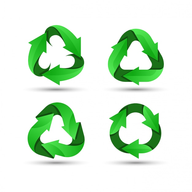 Download Free Green Recycling Logo Premium Vector Use our free logo maker to create a logo and build your brand. Put your logo on business cards, promotional products, or your website for brand visibility.