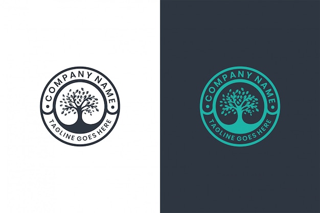 Download Free Green Tree Logo Design Template Emblem Premium Vector Use our free logo maker to create a logo and build your brand. Put your logo on business cards, promotional products, or your website for brand visibility.