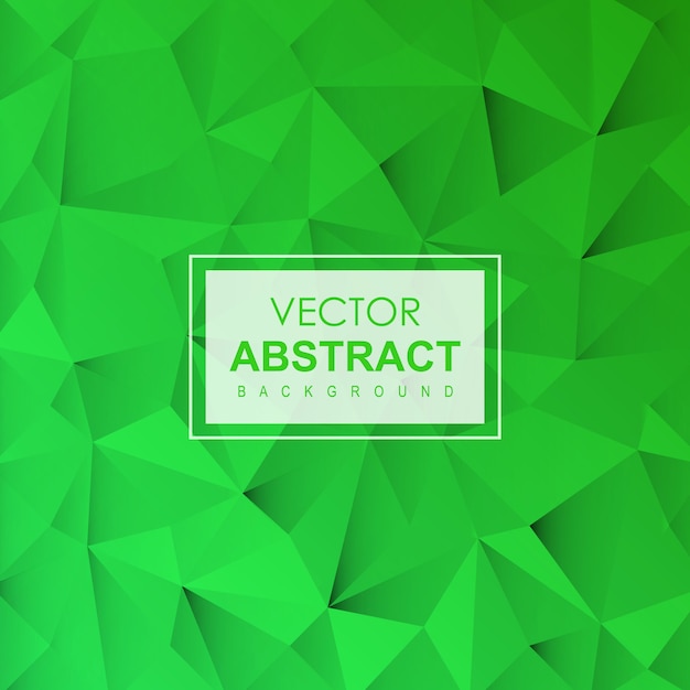 Green vector abstract background | Free Vector