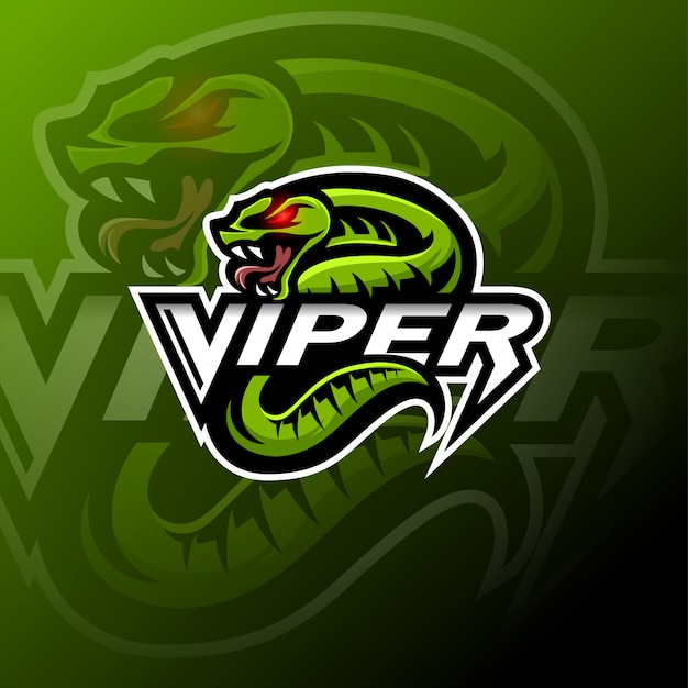 Download Free Green Viper Snake Mascot Logo Template Premium Vector Use our free logo maker to create a logo and build your brand. Put your logo on business cards, promotional products, or your website for brand visibility.