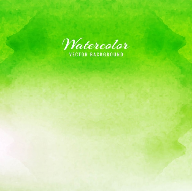 Free Vector | Green watercolor background