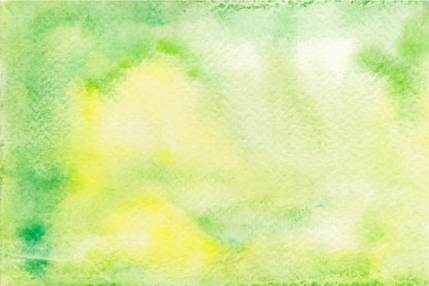 Free Vector Green And Yellow Watercolor Background