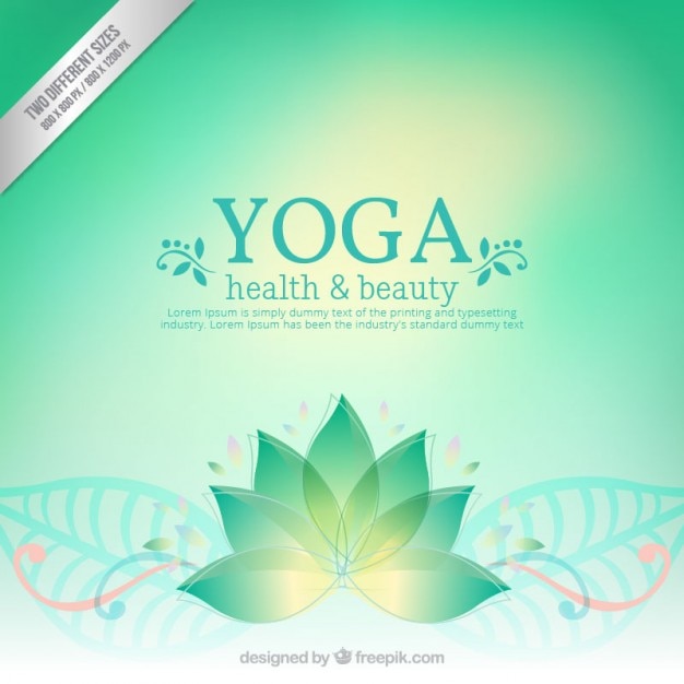 Green Yoga Background