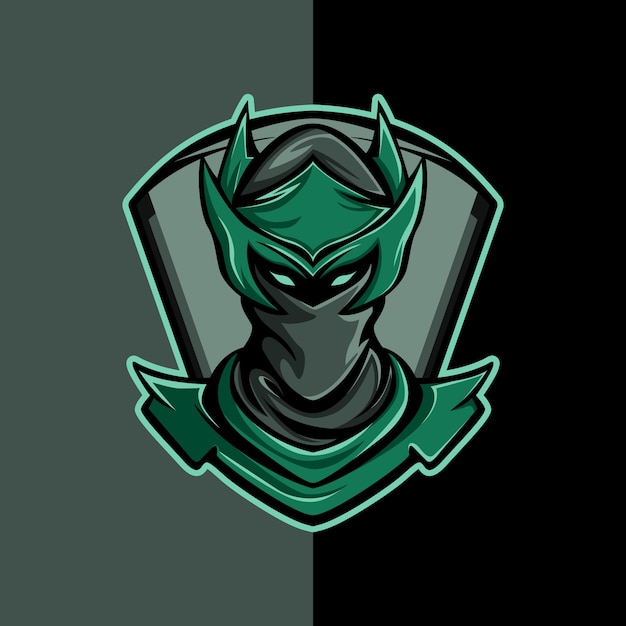 Premium Vector | Greenish ninja