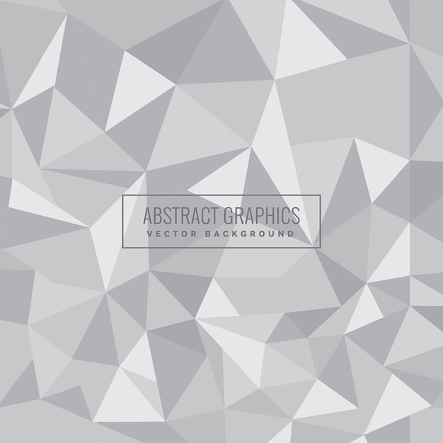 Premium Vector | Grey geometric background