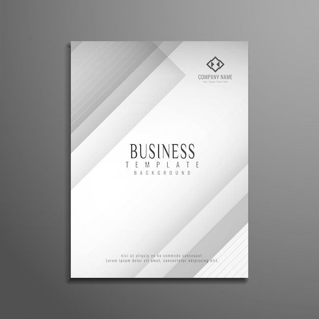 Premium Vector Grey Geometric Corporate Flyer Design