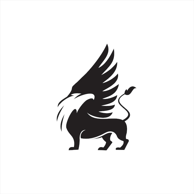 Premium Vector | Griffin animal logo the mythology creatures mascot