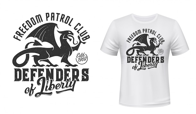 Download Free Griffin T Shirt Print Mockup Defender Patrol Club Premium Vector Use our free logo maker to create a logo and build your brand. Put your logo on business cards, promotional products, or your website for brand visibility.