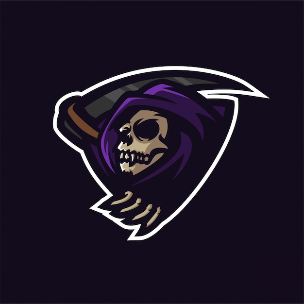 Download Free Grim Reaper Esport Gaming Mascot Logo Template Premium Vector Use our free logo maker to create a logo and build your brand. Put your logo on business cards, promotional products, or your website for brand visibility.