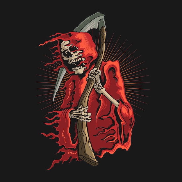 grim reaper scythe clipart