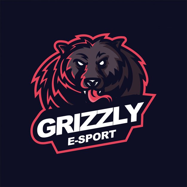 Download Free Grizzly E Sport Gaming Mascot Logo Template Premium Vector Use our free logo maker to create a logo and build your brand. Put your logo on business cards, promotional products, or your website for brand visibility.