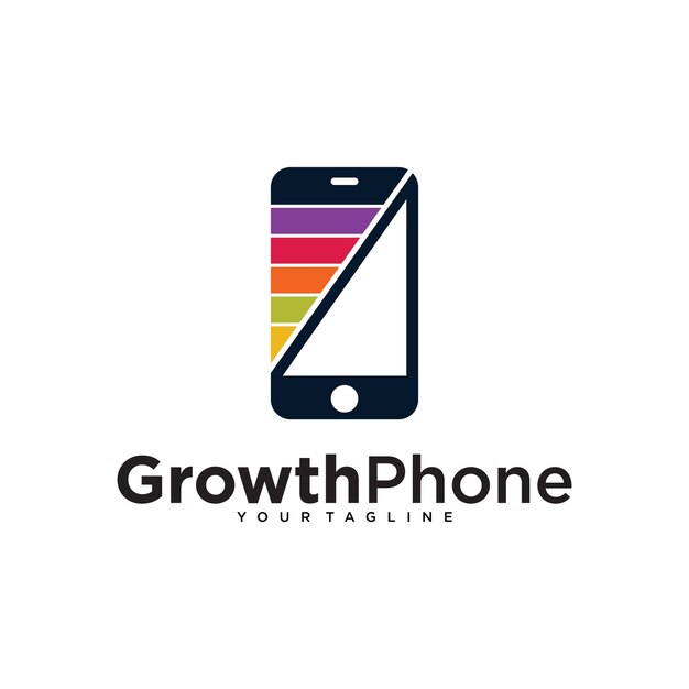 Download Free Growth Phone Logo Design Template Premium Vector Use our free logo maker to create a logo and build your brand. Put your logo on business cards, promotional products, or your website for brand visibility.