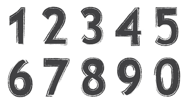 premium-vector-grunge-dirty-numbers