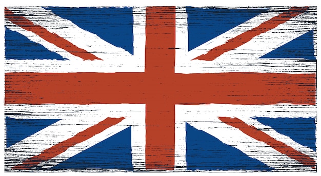 Download Grunge flag of united kingdom | Premium Vector