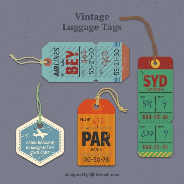 Vintage Luggage Tags 10