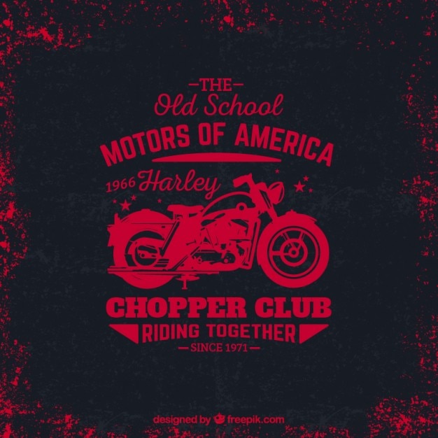 Download Free Download This Free Vector Grungy Chopper Club Logo Use our free logo maker to create a logo and build your brand. Put your logo on business cards, promotional products, or your website for brand visibility.