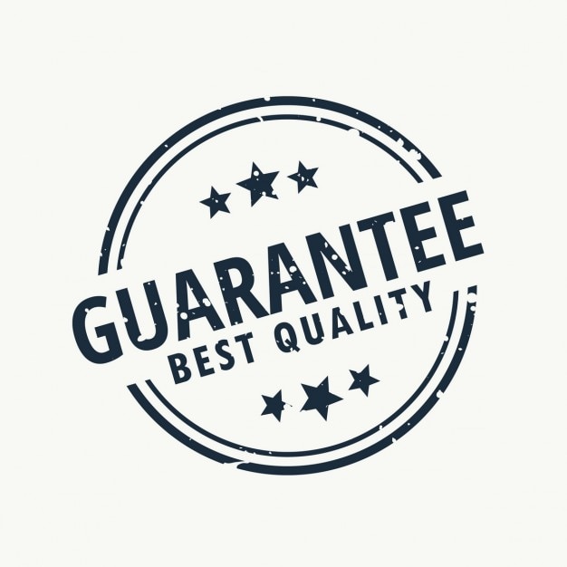 Guarantee best quality, stamp Free Vector