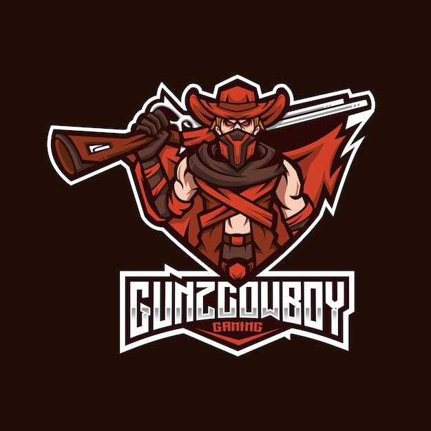 Download Free Gunz Cowboy Esport Logo Template Premium Vector Use our free logo maker to create a logo and build your brand. Put your logo on business cards, promotional products, or your website for brand visibility.