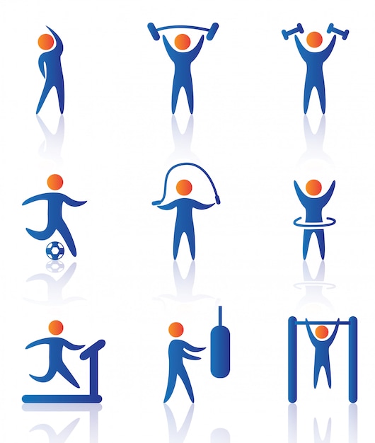 Premium Vector Gym Icons 8584