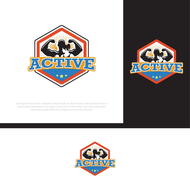 Download Free Gym Logo Badge Premium Vector Use our free logo maker to create a logo and build your brand. Put your logo on business cards, promotional products, or your website for brand visibility.